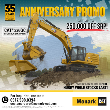 Anniversary Promo CAT 336GC