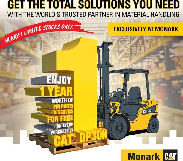 CAT DP30N Enjoy 1 Year Worth of PM Parts & Service